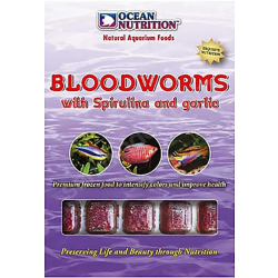 Ocean Nutrition Bloodworms with Spirulina &amp; Garlic 100 g